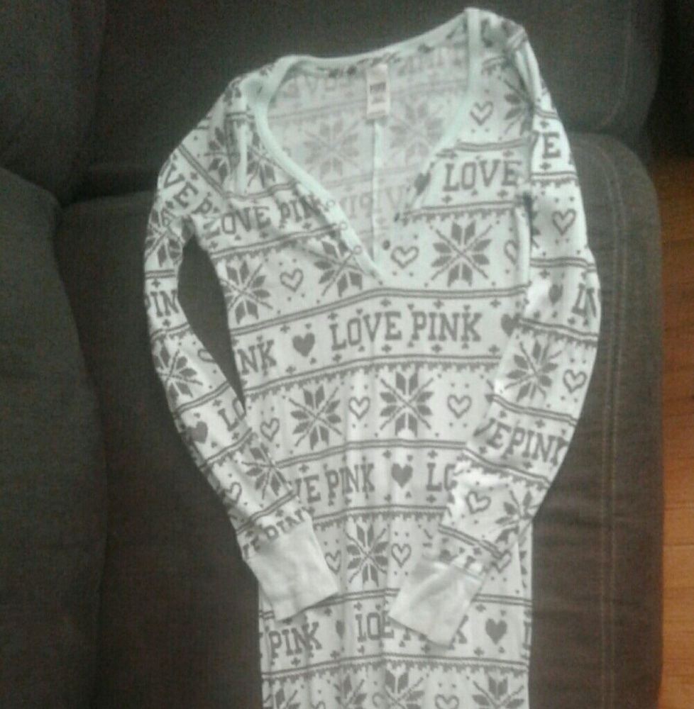 Vs Pink thermal onesie long johns